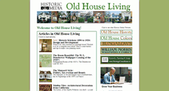 Desktop Screenshot of oldhouseliving.com