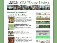 Tablet Screenshot of oldhouseliving.com